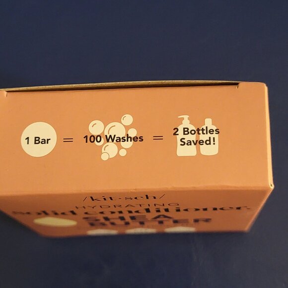 🔵 Kitsch Hydrating Shea Butter Solid Conditioner Bar New in Box 2.7 oz - Picture 5 of 7